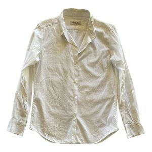 Classic White Button-Down Shirt -